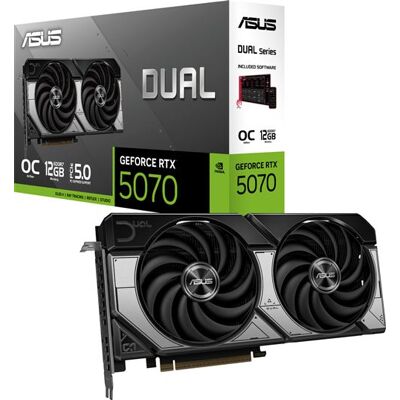 Geforce ASUS RTX 5070 DUAL 12GB OC GDDR7 Geforce ASUS RTX 5070 DUAL 12GB OC GDDR7