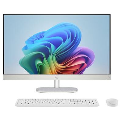 HP All-in-one Desktop PC 27-cr0077nf 27" AMD Ryzen 7 16 GB RAM 512 GB SSD Schelp wit - Franse Azerty HP All-in-one Desktop PC 27-cr0077nf 27" AMD Ryzen 7 16 GB RAM 512 GB SSD Schelp wit - Franse Azerty