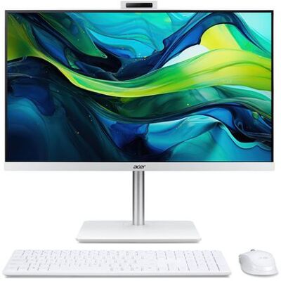 Acer All-in-one Desktop PC Aspire C27A-GRPL 27" Intel Core 5 16 GB RAM 512 GB SSD Wit - Franse Azerty Acer All-in-one Desktop PC Aspire C27A-GRPL 27" Intel Core 5 16 GB RAM 512 GB SSD Wit - Franse Azerty