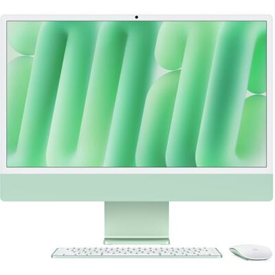 Apple iMac 24" Retina display 4,5K Apple M4 CPU 8 Core GPU 8 Core 256 GB SSD 16 GB RAM Green Apple iMac 24" Retina display 4,5K Apple M4 CPU 8 Core GPU 8 Core 256 GB SSD 16 GB RAM Green