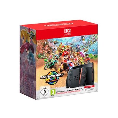 Nintendo Console Pack Switch 2 Zwart + Mario Kart World + 3 Maanden Nintendo Switch Online-abonnement Nintendo Console Pack Switch 2 Zwart + Mario Kart World + 3 Maanden Nintendo Switch Online-abonnement