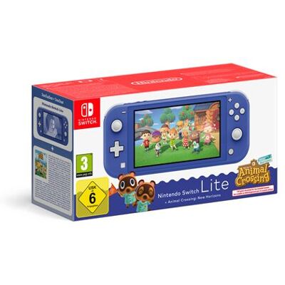 Nintendo Switch™ Console Lite Bleu + Animal Crossing: New Horizons Nintendo Switch™ Console Lite Bleu + Animal Crossing: New Horizons