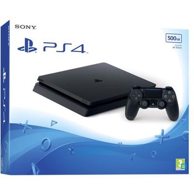 Sony Spelconsole PS4 Slim 500 GB Zwart Sony Spelconsole PS4 Slim 500 GB Zwart