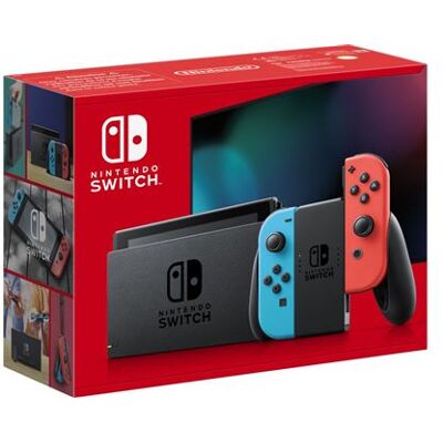 Nintendo Switch Console met Joy-Cons Neon Rood en Blauw V3 Nintendo Switch Console met Joy-Cons Neon Rood en Blauw V3