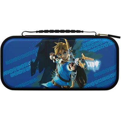 Pdp Plus Glow Link Hero reisetui voor Nintendo Switch Nintendo Switch Lite en Nintendo Switch OLED model Zwart en Blauw Pdp Plus Glow Link Hero reisetui voor Nintendo Switch Nintendo Switch Lite en Nintendo Switch OLED model Zwart en Blauw