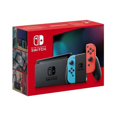 Nintendo Switch Console met Joy-Cons Neon Rood en Blauw Nintendo Switch Console met Joy-Cons Neon Rood en Blauw