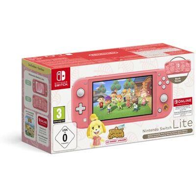 Console pack Nintendo Switch Lite Edition Animal Crossing console pack (Marie Hawai) + 12-maanden Nintendo Switch Online abonnement Console pack Nintendo Switch Lite Edition Animal Crossing console pack (Marie Hawai) + 12-maanden Nintendo Switch Online abonnement