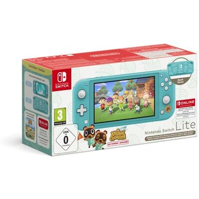 Console pack Nintendo Switch Lite Edition Animal Crossing (Méli Mélo Hawai) + 12-maanden Nintendo Switch Online abonnement Console pack Nintendo Switch Lite Edition Animal Crossing (Méli Mélo Hawai) + 12-maanden Nintendo Switch Online abonnement