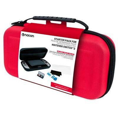 Nacon Beschermhoes Set Maat L Voor Nintendo Switch 2 Rood Nacon Beschermhoes Set Maat L Voor Nintendo Switch 2 Rood