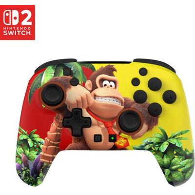 Turtle Beach Draadloze Controller Rematch Donkey Kong Jungle Veelkleurig Voor Nintendo Switch 2 Turtle Beach Draadloze Controller Rematch Donkey Kong Jungle Veelkleurig Voor Nintendo Switch 2