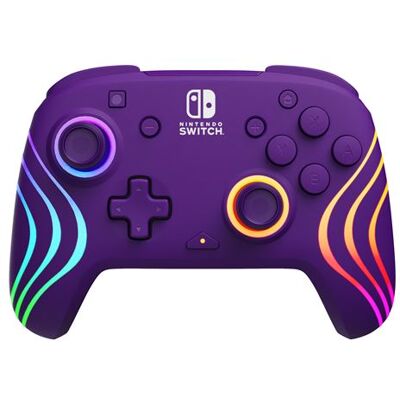 PDP Official Afterglow Wave Draadloze Controller Nintendo Switch Paars PDP Official Afterglow Wave Draadloze Controller Nintendo Switch Paars