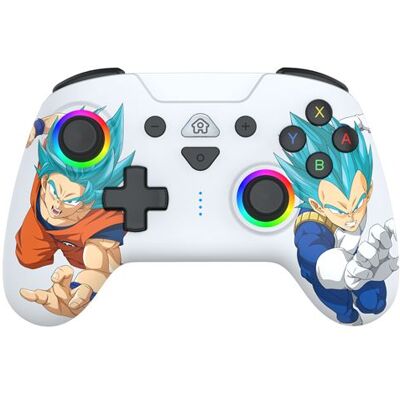 Subsonic Draadloze Bluetooth Controller Led Controller Dragon Ball Goku Vs Vegeta Wit Voor Nintendo Switch En Nintendo Switch 2 Subsonic Draadloze Bluetooth Controller Led Controller Dragon Ball Goku Vs Vegeta Wit Voor Nintendo Switch En Nintendo Switch 2