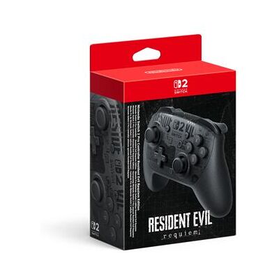 Nintendo Draadloze controller Pro Controller Edition Resident Evil Requiem Zwart voor Nintendo Switch 2 Nintendo Draadloze controller Pro Controller Edition Resident Evil Requiem Zwart voor Nintendo Switch 2