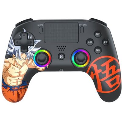 Subsonic Draadloze Bluetooth Controller Led Controller Dragon Ball Goku Ultra Instinct Zwart Voor Ps5 En Pc Subsonic Draadloze Bluetooth Controller Led Controller Dragon Ball Goku Ultra Instinct Zwart Voor Ps5 En Pc