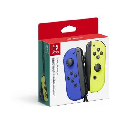 Nintendo Switch Joy-con-controllers Paar Blauw En Neon Geel Nintendo Switch Joy-con-controllers Paar Blauw En Neon Geel