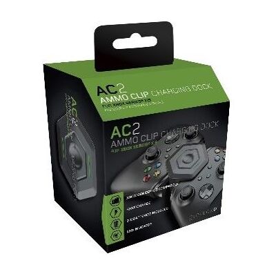 Gioteck - AC2 Ammo Clip oplaadstation met 2 x 600 mAh batterijen voor Xbox-serie Gioteck - AC2 Ammo Clip oplaadstation met 2 x 600 mAh batterijen voor Xbox-serie