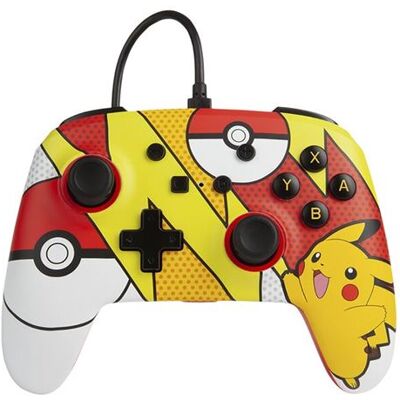 Nintendo PowerA Pokemon Pop-Art bedrade controller voor Nintedo Switch Nintendo PowerA Pokemon Pop-Art bedrade controller voor Nintedo Switch