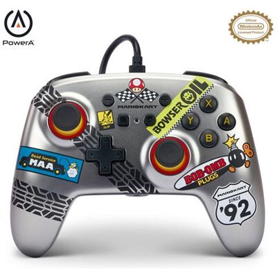 PowerA Verbeterde bedrade controller Mario Kart voor Nintendo Switch PowerA Verbeterde bedrade controller Mario Kart voor Nintendo Switch