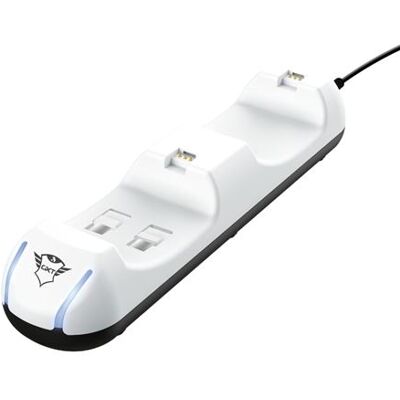 Trust GXT 251 Duo oplaadstation voor PS5 Wit Trust GXT 251 Duo oplaadstation voor PS5 Wit