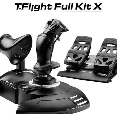 Thrustmaster T-Flight Full Kit X - Joystick, gaspook en pedalen - met bekabeling - voor PC, Microsoft Xbox One, Microsoft Xbox Series S, Microsoft Xbox Series X Thrustmaster T-Flight Full Kit X - Joystick, gaspook en pedalen - met bekabeling - voor PC, Microsoft Xbox One, Microsoft Xbox Series S, Microsoft Xbox Series X