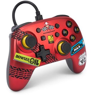 PowerA Verbeterde bedrade controller Nano Mario Kart voor Nintendo Switch PowerA Verbeterde bedrade controller Nano Mario Kart voor Nintendo Switch
