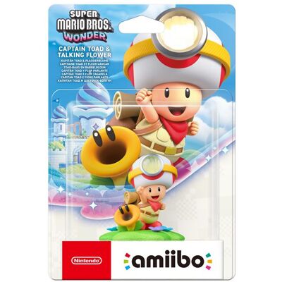 Nintendo Amiibo Captain Toad En Talking Flower Figuur Nintendo Amiibo Captain Toad En Talking Flower Figuur