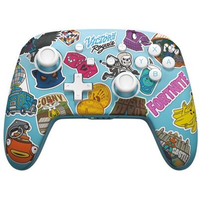 PowerA Draadloze Controller Fortnite Sticker Mania voor Nintendo Switch PowerA Draadloze Controller Fortnite Sticker Mania voor Nintendo Switch
