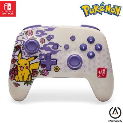 PowerA Draadloze controller Pikachu Blossom voor Nintendo Switch PowerA Draadloze controller Pikachu Blossom voor Nintendo Switch