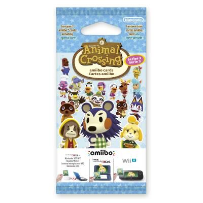 Nintendo AMIIBO CARD ANIMAL CROSSING 3 3PCS Nintendo AMIIBO CARD ANIMAL CROSSING 3 3PCS