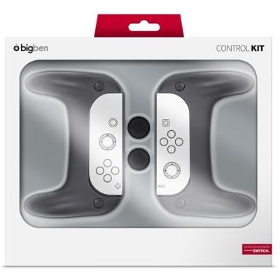Ensemble BigBen de 2 Grips pour Joystick et 2 Poignées pour Joy-Con Nirtendo Switch Ensemble BigBen de 2 Grips pour Joystick et 2 Poignées pour Joy-Con Nirtendo Switch