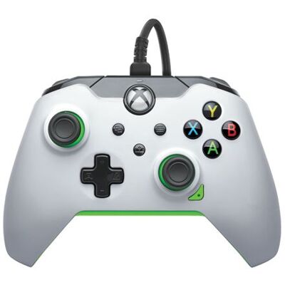 Pdp draadloze controller voor Xbox en PC fluorescerend wit Pdp draadloze controller voor Xbox en PC fluorescerend wit
