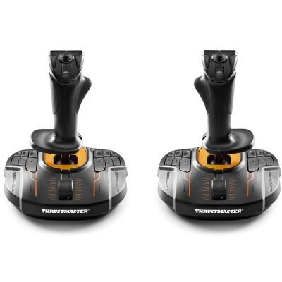 ThrustMaster T.16000M FCS Space Sim Duo - Joystick - 16 knoppen - met bekabeling (pak van 2) ThrustMaster T.16000M FCS Space Sim Duo - Joystick - 16 knoppen - met bekabeling (pak van 2)