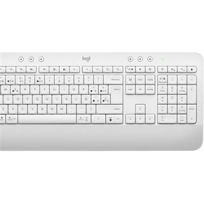 Logitech Signature MK650 Combo for Business - Toetsenbord en muis set - draadloos - Bluetooth LE - QWERTY - Spaans - gebroken wit Logitech Signature MK650 Combo for Business - Toetsenbord en muis set - draadloos - Bluetooth LE - QWERTY - Spaans - gebroken wit