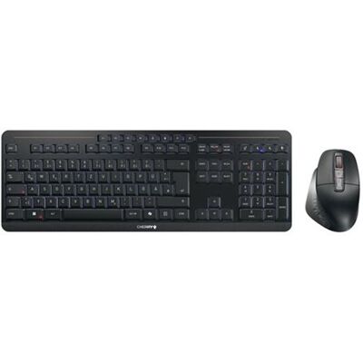 CHERRY STREAM DESKTOP ULTIMATE - Toetsenbord en muis set - 100% - full size - achtergrondverlichting - draadloos - 2.4 GHz, Bluetooth 5.2 - QWERTZ - Duits - toetsschakelaar: CHERRY SX - zwart CHERRY STREAM DESKTOP ULTIMATE - Toetsenbord en muis set - 100% - full size - achtergrondverlichting - draadloos - 2.4 GHz, Bluetooth 5.2 - QWERTZ - Duits - toetsschakelaar: CHERRY SX - zwart