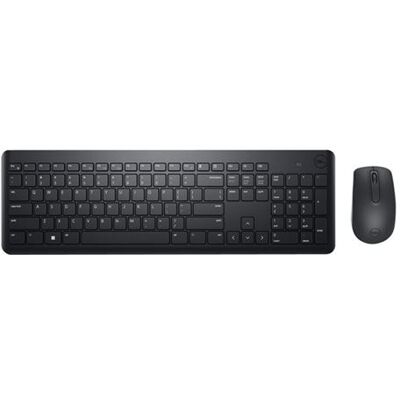 Dell Keyboard and Mouse KM3322W - Toetsenbord en muis set - draadloos - 2.4 GHz - QWERTZ - Duits - zwart - met 3 years NBD Advance Exchange Dell Keyboard and Mouse KM3322W - Toetsenbord en muis set - draadloos - 2.4 GHz - QWERTZ - Duits - zwart - met 3 years NBD Advance Exchange