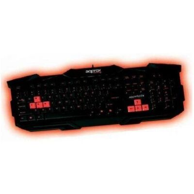Approx! approx gaming APPWRATH - Toetsenbord - USB - zwart Approx! approx gaming APPWRATH - Toetsenbord - USB - zwart