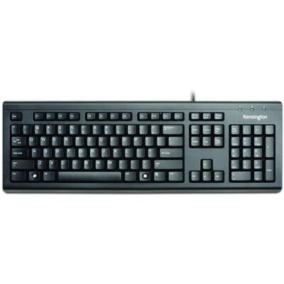 Kensington ValuKeyboard - Toetsenbord - USB - Frans - zwart Kensington ValuKeyboard - Toetsenbord - USB - Frans - zwart