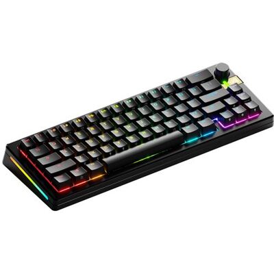 Glorious GMMK3 PRO HE - Toetsenbord - vooraf gebouwd - 65% - achterverlichting - draadloos - USB, 2.4 GHz, Bluetooth - QWERTY - VS - toetsschakelaar: Glorious Fox HE switches - zwart Glorious GMMK3 PRO HE - Toetsenbord - vooraf gebouwd - 65% - achterverlichting - draadloos - USB, 2.4 GHz, Bluetooth - QWERTY - VS - toetsschakelaar: Glorious Fox HE switches - zwart
