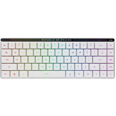 Asus ROG Falchion RX Laag Profiel Draadloos Frans Azerty Mechanisch Gaming Toetsenbord Wit Asus ROG Falchion RX Laag Profiel Draadloos Frans Azerty Mechanisch Gaming Toetsenbord Wit