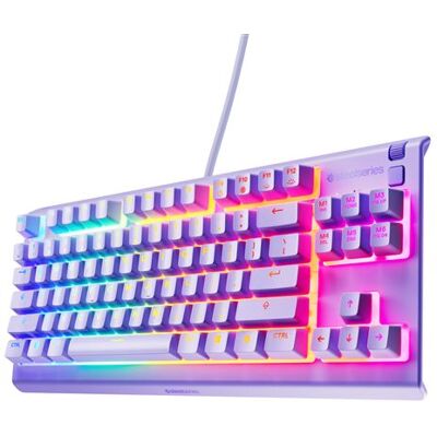 Steelseries Bedraad Gaming Toetsenbord Frans Azerty Apex 3 Tkl Lavendel Steelseries Bedraad Gaming Toetsenbord Frans Azerty Apex 3 Tkl Lavendel