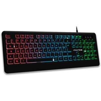 Advance Bedraad Gaming toetsenbord Azerty Frans GTA220 Zwart Advance Bedraad Gaming toetsenbord Azerty Frans GTA220 Zwart