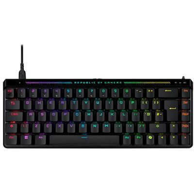 Asus Bedrade Gaming toetsenbord Azerty Frans ROG Falchion ACE HFX Zwart Asus Bedrade Gaming toetsenbord Azerty Frans ROG Falchion ACE HFX Zwart