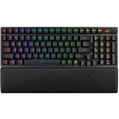 Asus Bluetooth Draadloos Frans Azerty Gaming Toetsenbord Rog Strix Scope II 96 RX Zwart Asus Bluetooth Draadloos Frans Azerty Gaming Toetsenbord Rog Strix Scope II 96 RX Zwart