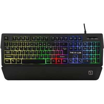 The G-Lab KEYZ PALLADIUM - Toetsenbord - achtergrondverlichting - USB - AZERTY - Engels The G-Lab KEYZ PALLADIUM - Toetsenbord - achtergrondverlichting - USB - AZERTY - Engels