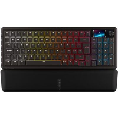 Corsair Draadloos en Bedraad Mechanisch Gamingtoetsenbord Franse Azerty Vanguard 96 Zwart Corsair Draadloos en Bedraad Mechanisch Gamingtoetsenbord Franse Azerty Vanguard 96 Zwart