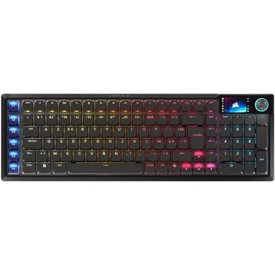 Corsair Draadloos en Bedraad Optomechanisch Gaming toetsenbord Vanguar Air 99 Franse Azerty Zwart Corsair Draadloos en Bedraad Optomechanisch Gaming toetsenbord Vanguar Air 99 Franse Azerty Zwart