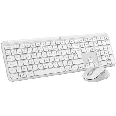 Logitech MK950 Signature Slim Off-White Frans Azerty Toetsenbord en draadloze muis Kit Logitech MK950 Signature Slim Off-White Frans Azerty Toetsenbord en draadloze muis Kit