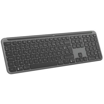 Logitech K950 Signature Slim Graphite Draadloos Frans Azerty Toetsenbord Logitech K950 Signature Slim Graphite Draadloos Frans Azerty Toetsenbord