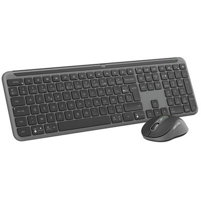 Logitech MK950 Signature Slim Graphite Frans Azerty Toetsenbord en Draadloze Muis Set Logitech MK950 Signature Slim Graphite Frans Azerty Toetsenbord en Draadloze Muis Set