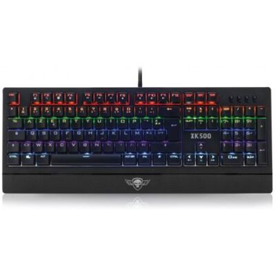 Suza Spirit Of Gamer CLA-XK500 - Toetsenbord - achtergrondverlichting - USB - AZERTY - Frans - zwart Suza Spirit Of Gamer CLA-XK500 - Toetsenbord - achtergrondverlichting - USB - AZERTY - Frans - zwart